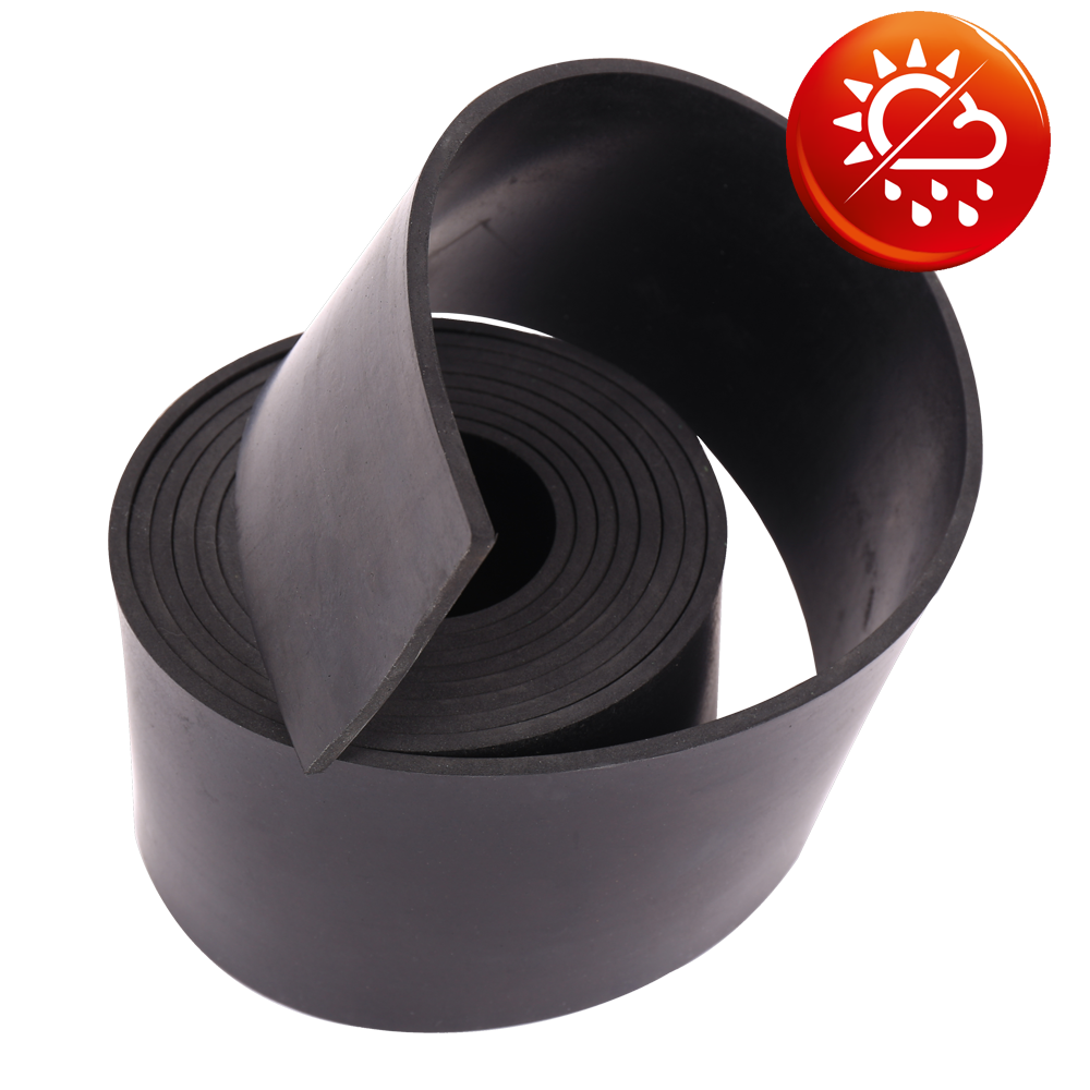 EPDM/SBR Gummistreifen schwarz selbstklebend